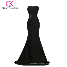 2015 Grace Karin Sexy Women Off-Shoulder Long Black Evening Dresses CL4430